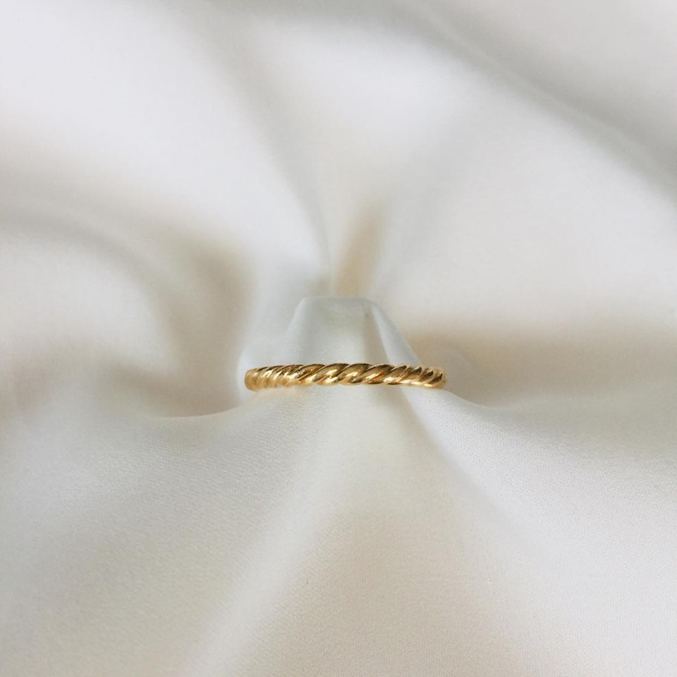 Bague Plaqué Or Semainier - by URBAN – It Bijoux